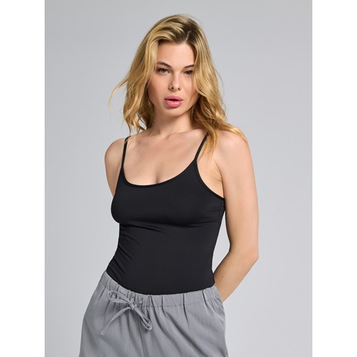 Sinsay - Body na ramiączkach - czarny Sinsay M Sinsay