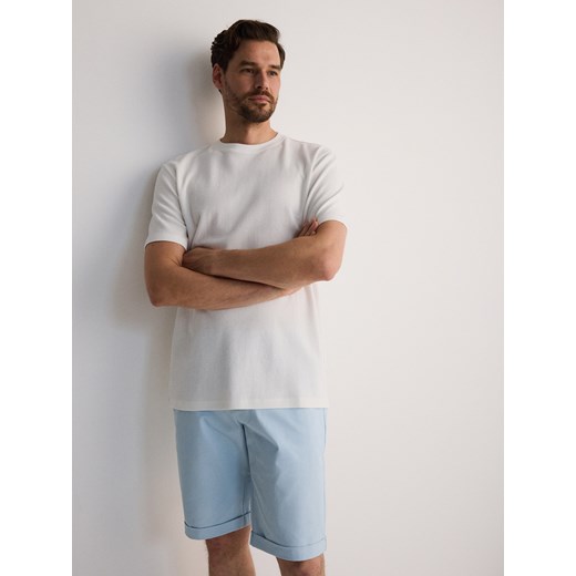 Reserved - Szorty slim fit - jasnoniebieski Reserved 29 Reserved