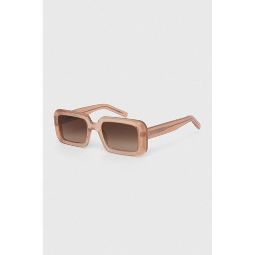 Saint Laurent okulary przeciwsłoneczne kolor pomarańczowy ze sklepu ANSWEAR.com w kategorii Okulary przeciwsłoneczne damskie - zdjęcie 174026059