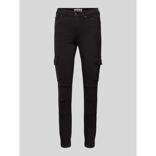 Spodnie cargo o kroju regular fit z kieszeniami cargo ze sklepu Peek&Cloppenburg  w kategorii Spodnie damskie - zdjęcie 174026457