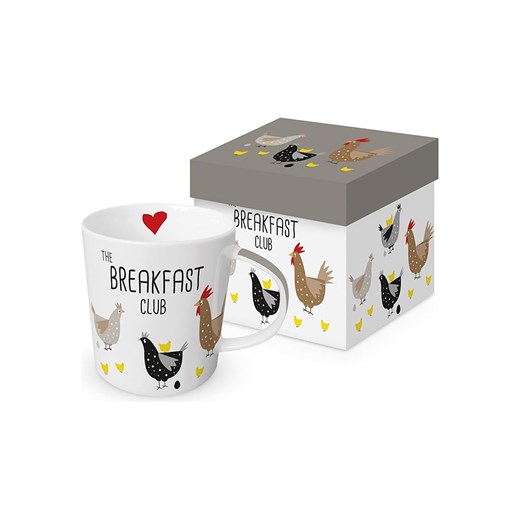 ppd Kubek jumbo "Breakfast Club" w kolorze białym ze wzorem - 350 ml - id: 12390338 - marki Ppd - 174026787 ppd Kubek jumbo "Breakfast Club" w kolorze białym ze wzorem - 350 ml ze sklepu Limango Polska w kategorii Naczynia - zdjęcie 174026787