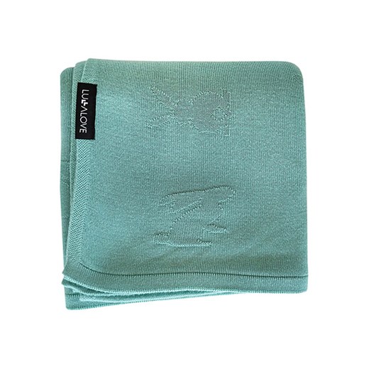 Lullalove Kocyk w kolorze zielonym - id: 14448338 - marki Lullalove - 174027115 Lullalove Kocyk w kolorze zielonym ze sklepu Limango Polska w kategorii Tekstylia - zdjęcie 174027115