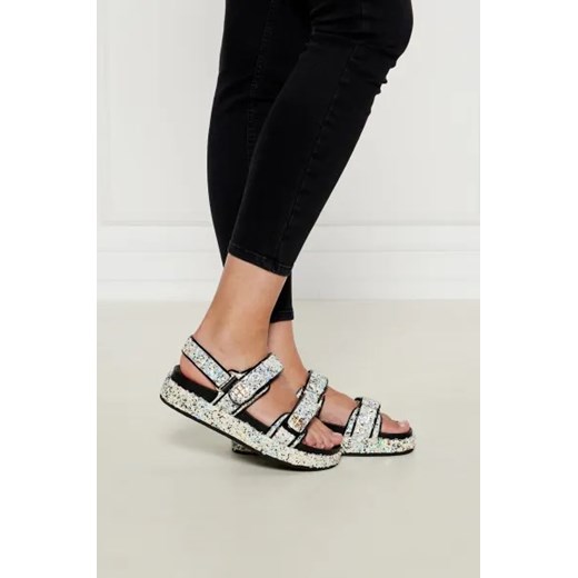 TORY BURCH Sandały KIRA | z dodatkiem skóry Tory Burch 36 Gomez Fashion Store