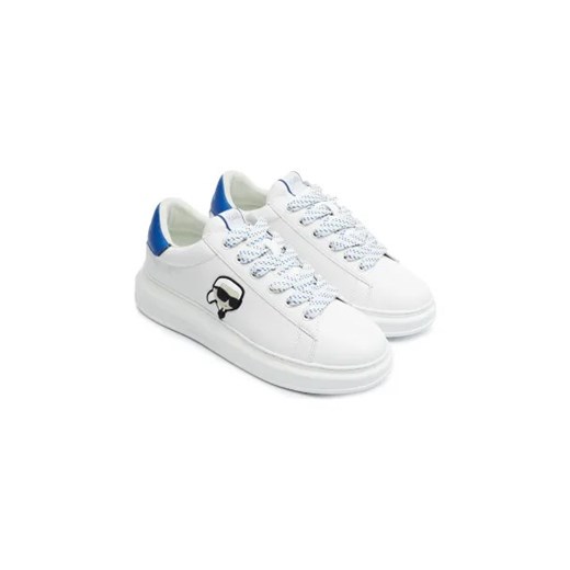 Buty sportowe męskie Karl Lagerfeld białe skórzane na wiosnę