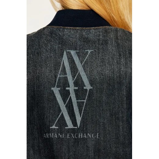 Armani Exchange Jeansowa kurtka bomber Armani Exchange M Gomez Fashion Store