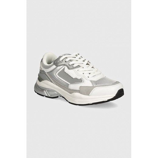 Pepe Jeans sneakersy PLS60028 kolor biały DAVE SHINE W ze sklepu ANSWEAR.com w kategorii Buty sportowe damskie - zdjęcie 174035206