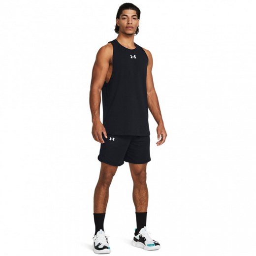 Męskie spodenki do koszykówki Under Armour UA Zone 7\" Short - czarne ze sklepu Sportstylestory.com w kategorii Spodenki męskie - zdjęcie 174035999