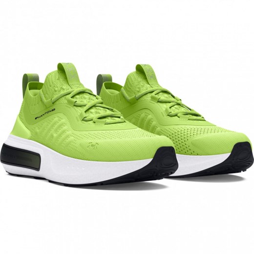 Męskie sneakersy Under Armour UA Phantom 4 - zielone ze sklepu Sportstylestory.com w kategorii Buty sportowe męskie - zdjęcie 174036099