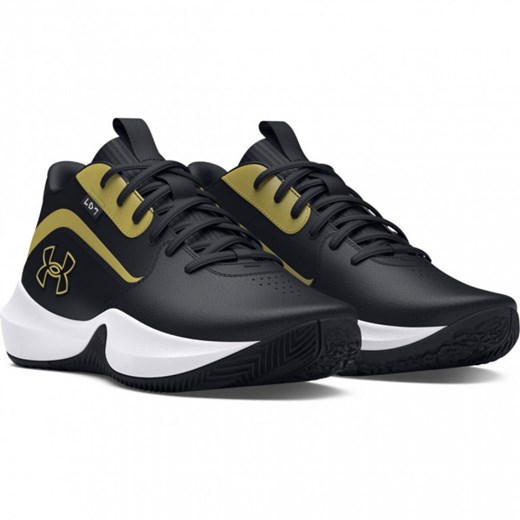 Buty do koszykówki uniseks Under Armour UA Lockdown 7 - czarne ze sklepu Sportstylestory.com w kategorii Buty sportowe męskie - zdjęcie 174036147