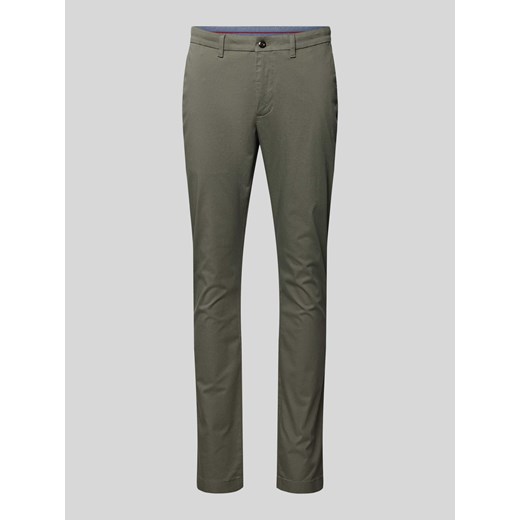 Chinosy o kroju slim fit z kieszeniami z tyłu ze sklepu Peek&Cloppenburg  w kategorii Spodnie męskie - zdjęcie 174036985