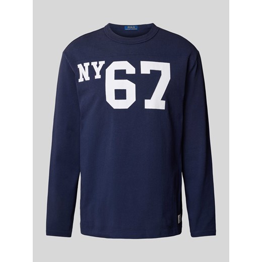Bluzka z długim rękawem i nadrukiem z logo ze sklepu Peek&Cloppenburg  w kategorii T-shirty męskie - zdjęcie 174037215