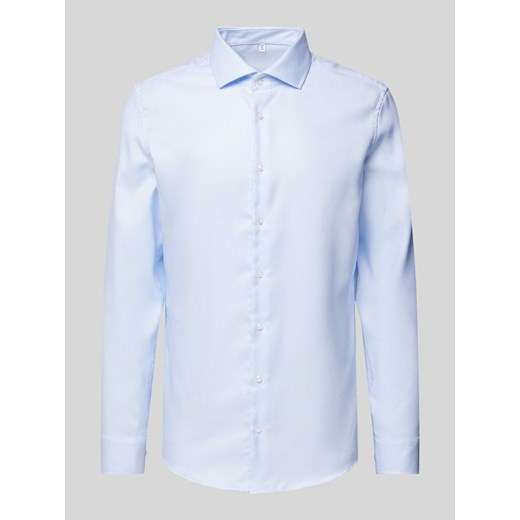 Koszula biznesowa o kroju slim fit z kołnierzykiem typu cutaway ze sklepu Peek&Cloppenburg  w kategorii Koszule męskie - zdjęcie 174037256