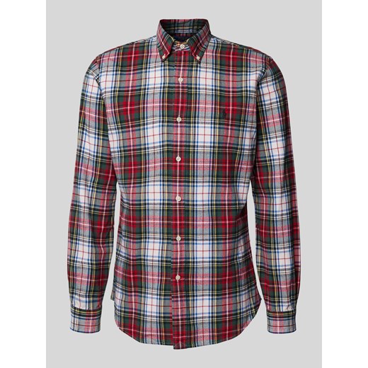 Koszula casualowa o kroju custom fit z kołnierzykiem typu button down ze sklepu Peek&Cloppenburg  w kategorii Koszule męskie - zdjęcie 174037265