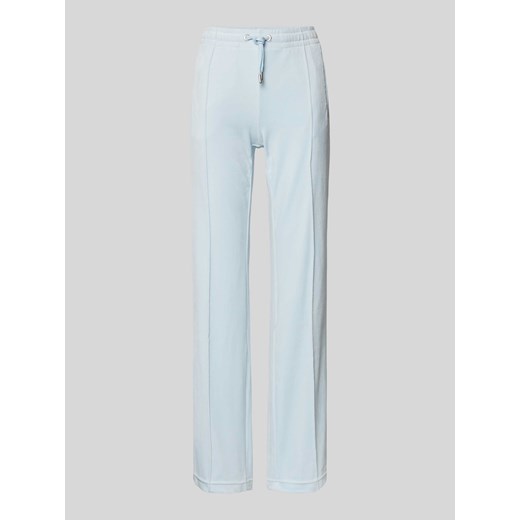 Spodnie typu track pants o kroju regular fit z przeszytym kantem model ‘TINA’ ze sklepu Peek&Cloppenburg  w kategorii Spodnie damskie - zdjęcie 174037289