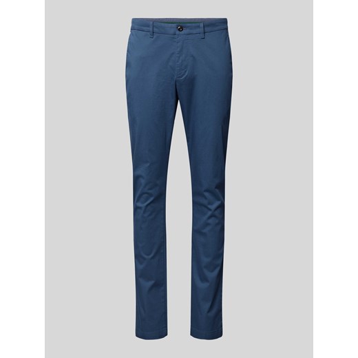 Chinosy o kroju slim fit z kieszeniami z tyłu ze sklepu Peek&Cloppenburg  w kategorii Spodnie męskie - zdjęcie 174037399