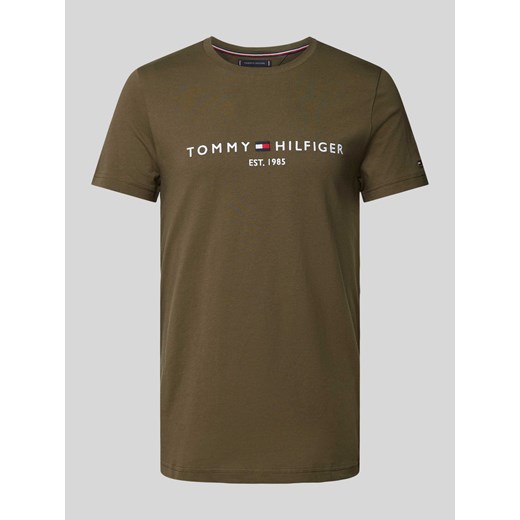 T-shirt z nadrukiem z logo ze sklepu Peek&Cloppenburg  w kategorii T-shirty męskie - zdjęcie 174037508