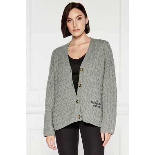 Tommy Hilfiger Wełniany kardigan | Regular Fit Tommy Hilfiger XS/S Gomez Fashion Store