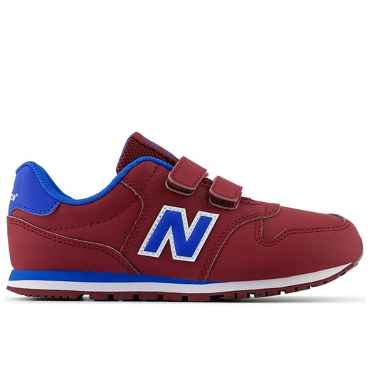 Buty New Balance PV500CMB - bordowe ze sklepu streetstyle24.pl w kategorii Buty sportowe dziecięce - zdjęcie 174039079