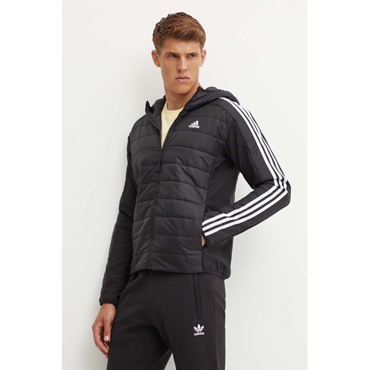 adidas kurtka Essentials męska kolor czarny przejściowa IN7195 ze sklepu ANSWEAR.com w kategorii Kurtki męskie - zdjęcie 174045068