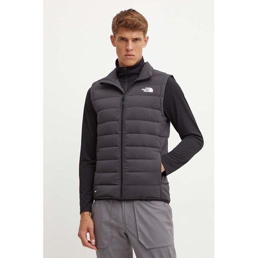 The North Face bezrękawnik sportowy puchowy Belleview Stretch kolor czarny przejściowy NF0A7UJR4H01 ze sklepu ANSWEAR.com w kategorii Kamizelki męskie - zdjęcie 174045098