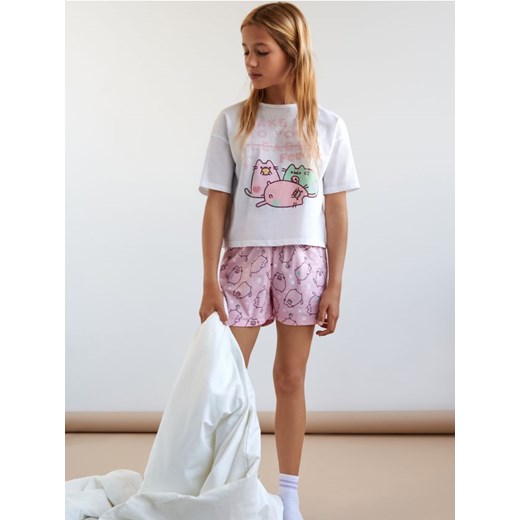Sinsay - Piżama Pusheen - biały Sinsay 146 okazja Sinsay