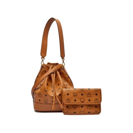 MCM Skórzany worek + saszetka DESSAU ze sklepu Gomez Fashion Store w kategorii Torebki worki - zdjęcie 174047609