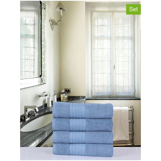 Hip Ręczniki (4 szt.) w kolorze błękitnym do rąk ze sklepu Limango Polska w kategorii Ręczniki - zdjęcie 174047967
