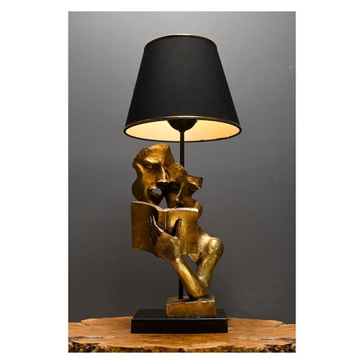 Opviq Lampa stołowa w kolorze złoto-czarnym - wys. 57 cm ze sklepu Limango Polska w kategorii Lampy stołowe - zdjęcie 174048127