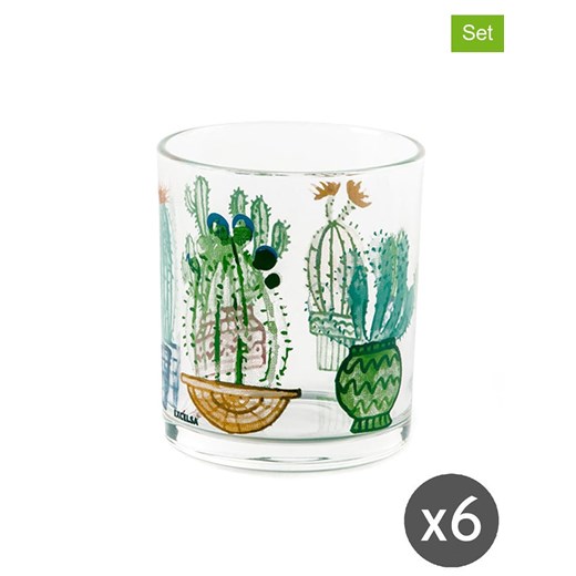 Trendy Kitchen by EXCÉLSA Szklanki (6 szt.) "Cactus"  ze wzorem - 250 ml - id: 14301453 - marki Trendy Kitchen By Excélsa - 174048299 Trendy Kitchen by EXCÉLSA Szklanki (6 szt.) "Cactus"  ze wzorem - 250 ml ze sklepu Limango Polska w kategorii Szklanki - zdjęcie 174048299