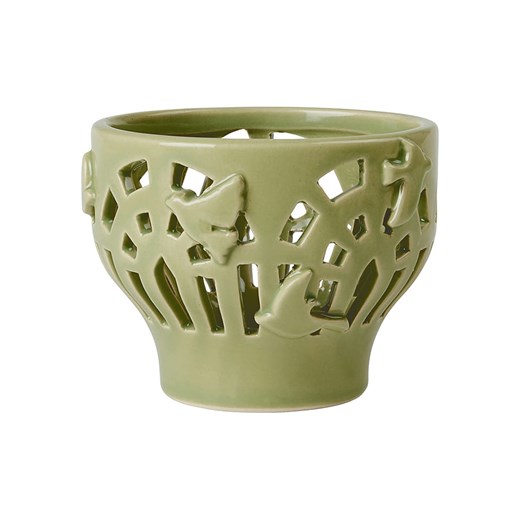 Kähler Świecznik "Orangery" w kolorze zielonym - (W)7,5 x Ø 9,5 cm Kähler onesize promocyjna cena Limango Polska