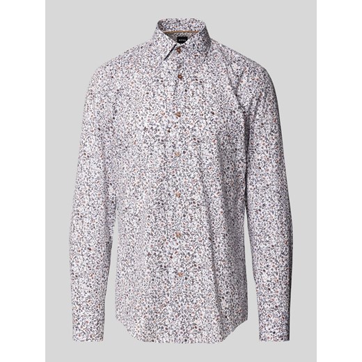 Koszula biznesowa o kroju slim fit z kołnierzykiem typu kent model ‘Hank’ ze sklepu Peek&Cloppenburg  w kategorii Koszule męskie - zdjęcie 174052899
