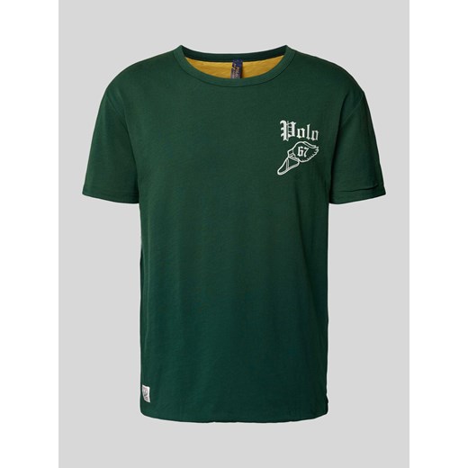 T-shirt z nadrukiem z logo ze sklepu Peek&Cloppenburg  w kategorii T-shirty męskie - zdjęcie 174053006