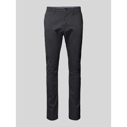 Chinosy o kroju slim fit z kieszeniami z tyłu ze sklepu Peek&Cloppenburg  w kategorii Spodnie męskie - zdjęcie 174053138