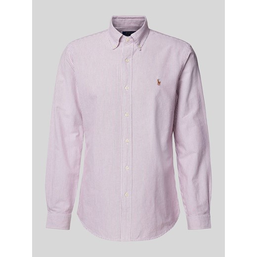 Koszula casualowa o kroju custom fit z kołnierzykiem typu button down ze sklepu Peek&Cloppenburg  w kategorii Koszule męskie - zdjęcie 174053207