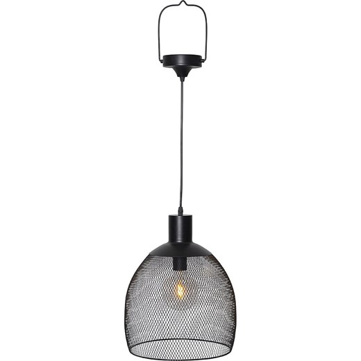 STAR Trading Solarna zawieszka dekoracyjna LED &quot;Sunlight&quot; w kolorze czarnym - 29 x 35 cm ze sklepu Limango Polska w kategorii Oświetlenie ogrodowe - zdjęcie 174053888