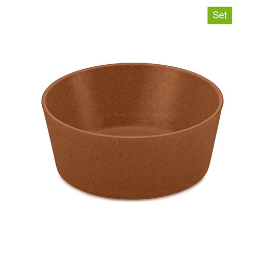 koziol Miski (4 szt.) &quot;Connect Bowl&quot; w kolorze brązowym - 400 ml ze sklepu Limango Polska w kategorii Miski - zdjęcie 174055109