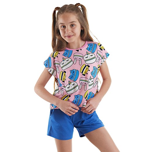 Denokids 2-częściowy zestaw &quot;Sweet Cookies&quot; w kolorze jasnoróżowo-niebieskim ze sklepu Limango Polska w kategorii Bluzki dziewczęce - zdjęcie 174055796
