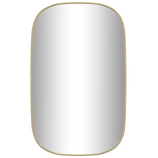 Złote lustro w stylu glamour 80x50 cm - Kogo 4X ze sklepu Edinos.pl w kategorii Lustra - zdjęcie 174056195