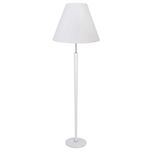 Biała minimalistyczna lampa stojąca z abażurem - 12X S240 B6-C13 ze sklepu Edinos.pl w kategorii Lampy podłogowe - zdjęcie 174056566