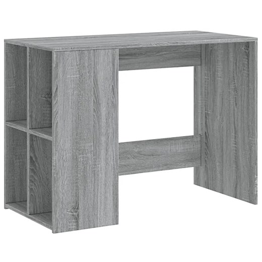 Biurko z regałem w kolorze szarego dębu sonoma M3-M67 ze sklepu Edinos.pl w kategorii Dom - zdjęcie 174057655