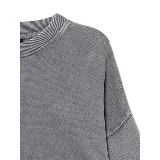 Cropp - Szara bluza comfort - jasny szary Cropp L Cropp