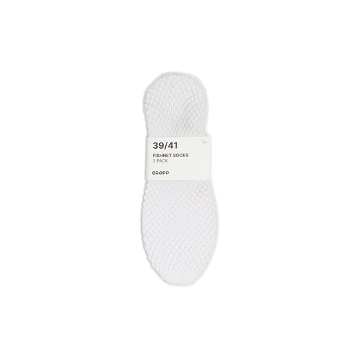 Cropp - 2 pack skarpetek kabaretek - biały Cropp 39-41 Cropp