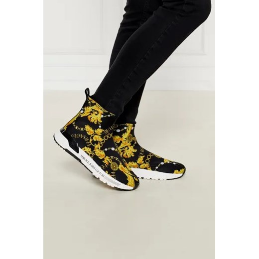 Buty sportowe damskie Versace Jeans sneakersy z tkaniny