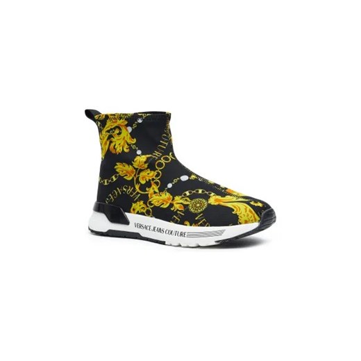 Buty sportowe damskie Versace Jeans sneakersy w nadruki bez zapięcia z tkaniny