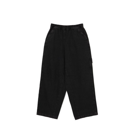 Cropp - Szare spodnie baggy z wysokim stanem - szary Cropp 42 Cropp