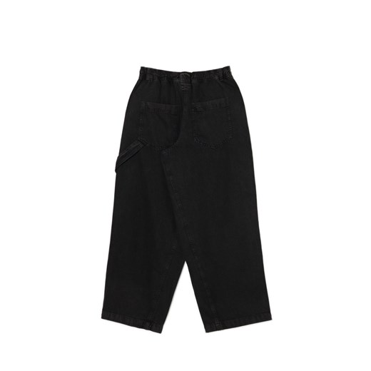 Cropp - Szare spodnie baggy z wysokim stanem - szary Cropp 38 Cropp