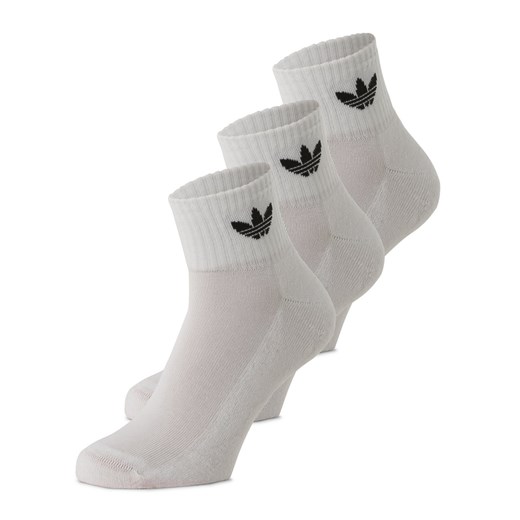 adidas Originals Skarpety w 3-paku Kobiety biały jednolity ze sklepu vangraaf w kategorii Skarpetki damskie - zdjęcie 174061105