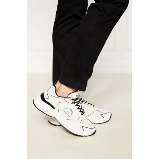 Buty sportowe męskie Karl Lagerfeld białe z tkaniny wiosenne