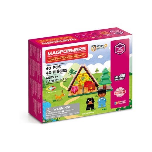 MAGFORMERS 40-częściowy zestaw magnetyczny "Magformers Camping Adventure" - 3+ - id: 10759264 - marki Magformers - 174063748 MAGFORMERS 40-częściowy zestaw magnetyczny "Magformers Camping Adventure" - 3+ ze sklepu Limango Polska w kategorii Zabawki - zdjęcie 174063748