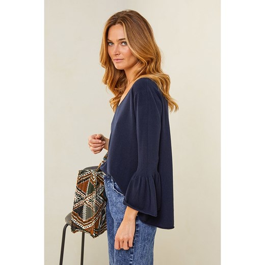 Plume Sweter &quot;Fanie&quot; w kolorze granatowym Plume L wyprzedaż Limango Polska